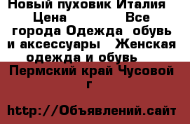 Новый пуховик Италия › Цена ­ 11 500 - Все города Одежда, обувь и аксессуары » Женская одежда и обувь   . Пермский край,Чусовой г.